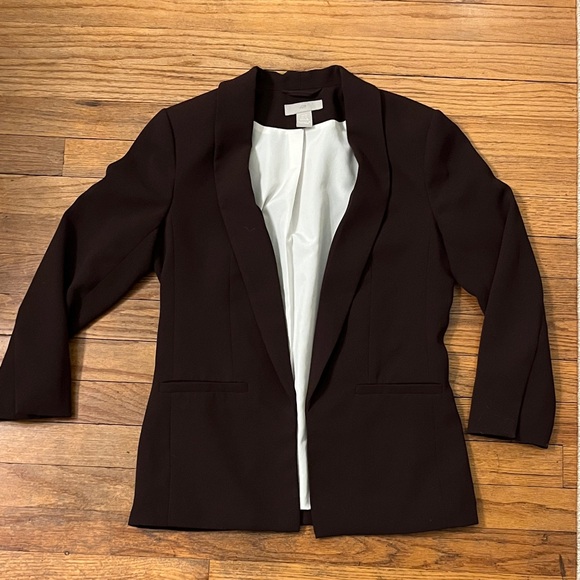 H&M Jackets & Blazers - H&M Elegant Dark Brown Blazer